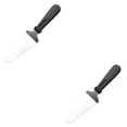 thumbnail image 3 of bedienty Stainless Steel Pizza Peel Shovel Spatula Cake Cutter Lifter Paddle Baking Tray Black 2Set, 3 of 6