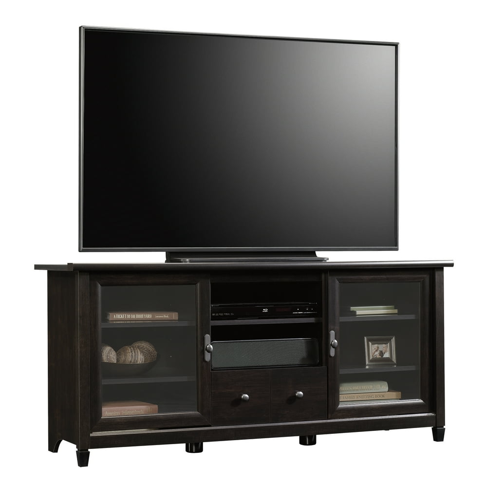 Sauder Edge Water TV Stand for TVs up to 55", Estate Black Finish