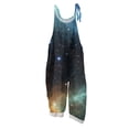 thumbnail image 2 of Iaqnaocc Jumpsuits For Women Plus Size Boho 3D Graphic Sleeveless Wide Leg Jumpers Loose Fit Adjustable Strap Overalls Jumpsuits Baggy Wide Leg Jumpers Dark Blue S, 2 of 5
