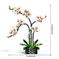thumbnail image 6 of Honchoes Orchid Flower Building Set Compatible with Lego Botanical Home Decor for Adults Women 736 Pcs, 6 of 6