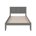 thumbnail image 3 of Bowery Hill  Madison Full Solid Wood Platform Bed in Grey, 3 of 7