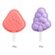 thumbnail image 1 of Molde casero de silicona for helado, molde for pastel de dibujos animados con tapa, 2 piezas for hacer helado fácil y divertido, 1 of 2