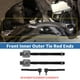 thumbnail image 3 of Kit de extremos de barra de dirección delantera interna y externa de 6 piezas Unique Bargains para Ford Edge 2007-2014 No.EV800576/ES800473, 3 of 7