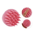 thumbnail image 4 of Unique Bargains 1 Pc Handheld Hair Shampoo Brush for Head Massage 3.46"x3.46" Pink, 4 of 6