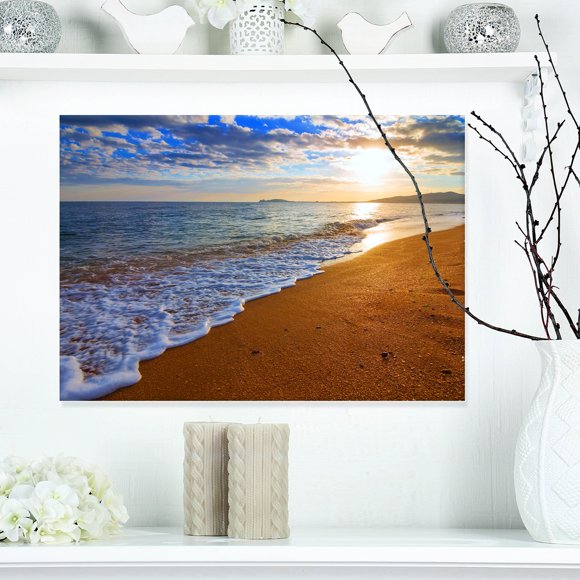 Sydney Early Morning Beach - Beach Photo Canvas Print