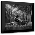 thumbnail image 1 of Bunjamin (Abe), Antonyus 12x12 Black Modern Framed Museum Art Print Titled - Learn Spirit, 1 of 5