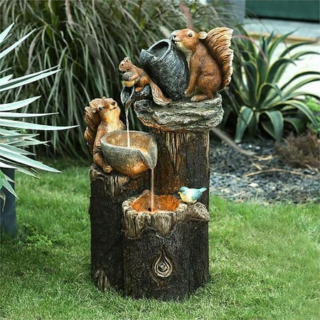 

Solar Powered Squirrel LED Light Garden Ornament Animal Lamp Outdoor Patio Decor