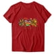 thumbnail image 1 of Blusas de Manga Corta para las Mujeres Divertido Impreso Cuello Redondo Tee, Vintage Humor Gráfico Blusas de Primavera para las Mujeres, 1 of 3