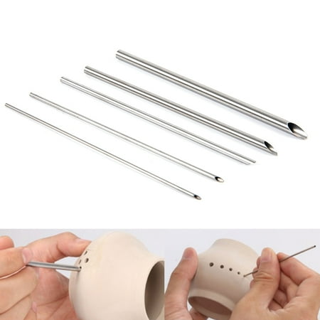 

5Pcs Pottery Punch Hole Teapot Punching Tool Full Circle Punch Drilling Pot Tool