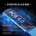 thumbnail image 4 of Laptop Gamer Machenike S15 Intel Core I5 12450H NVIDIA GeForce RTX 3050 4GB GDDR6 VRAM Pantalla 15.6''  FHD 1920Px×1080Px 16GB RAM 512GB SSD Windows 11 Pro Sistema Español Latino Negro, 4 of 6