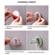 thumbnail image 2 of Gancho para puerta de cocina, colgador autoadhesivo, herramientas montadas en la pared, ajustable, sin perforaciones, soporte para el hogar, Organizadores de utensilios de cocina blanco 5 piezas Bearachild HA009845-02, 2 of 6