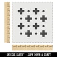 thumbnail image 2 of Swiss Cross with Dots Repeating Pattern DIY Cookie Wall Craft Stencil - 9.0 Inch, 2 of 5