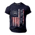 thumbnail image 3 of HOWPAY 250 Anniversary USA Shirt for Men Independence Day Pullover Short Sleeve Crew Neck 1776-2026 Commemorative Patriotic Casual T-Shirt Navy XXXXXL, 3 of 3