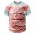 thumbnail image 4 of Letdown Unisex Humorous Animal Graphic Crew Neck Tee For – Playful Casual Shirt With Funny Design Lightweight Everyday Top For Modern Wardrobe,Casual Short Sleeve Shirt Gift, 4 of 4