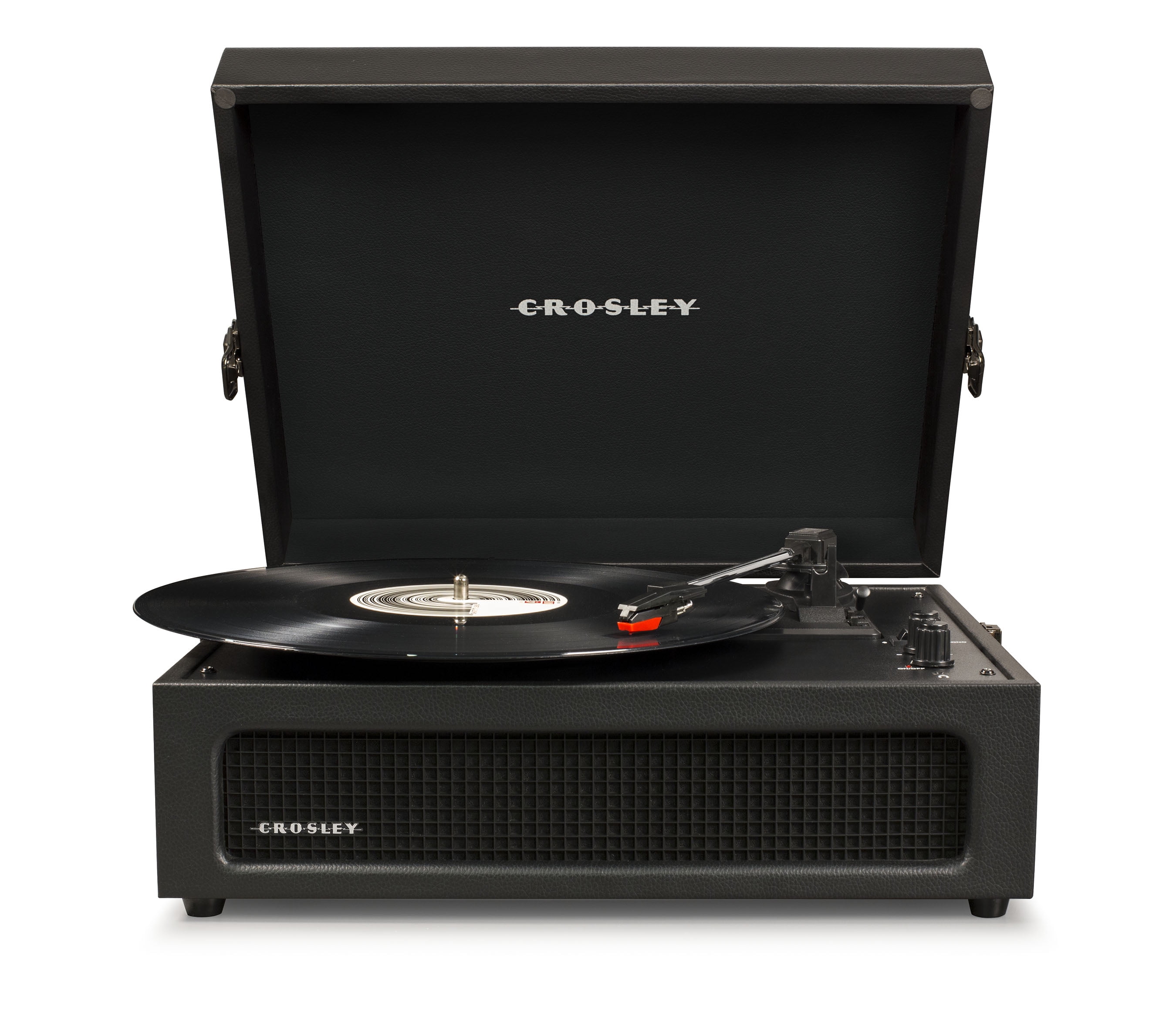 Crosley Voyager Vinyl Record Player with Speakers and Bluetooth - Audio Turntables