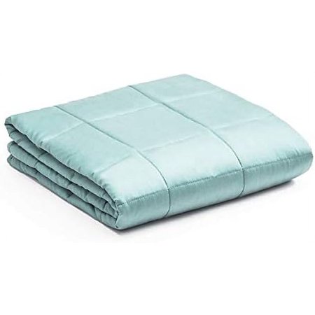 Cooling Weighted Blanket for Adults 20lbs |60"x 80" | Size, Luxury Cooling Sewed in Cotton Fabric-Soft to Touch & Nano-Glass Beads, Blankets for Quality Sleep