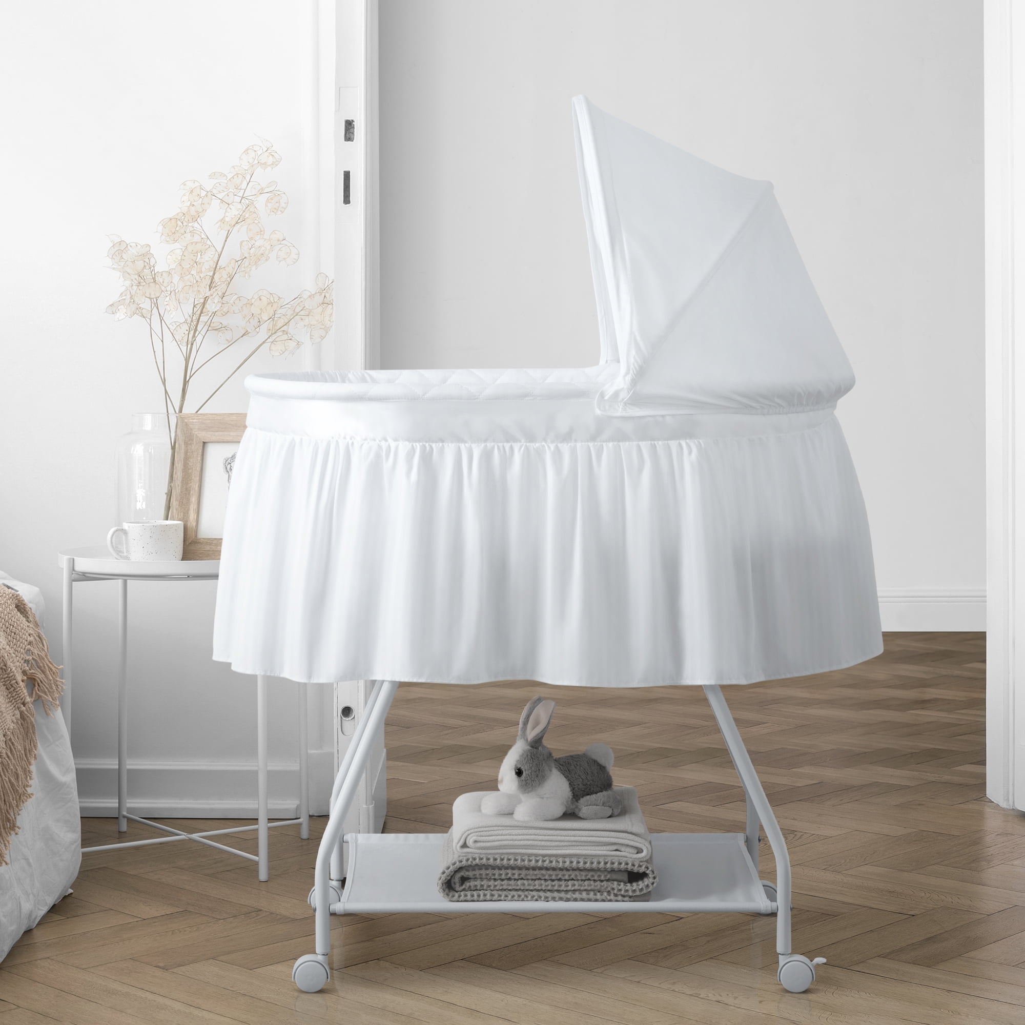 Delta Children Classic Sweet Beginnings Bassinet White Walmart