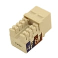 thumbnail image 2 of Keystone Jack Insert/Punch-down SLIM - Cat 5E RJ45 Networking, White, 2 of 2
