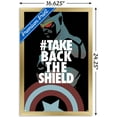 thumbnail image 3 of Marvel Comics - Falcon - Take Back the Shield Wall Poster, 14.725" x 22.375", Framed, 3 of 3