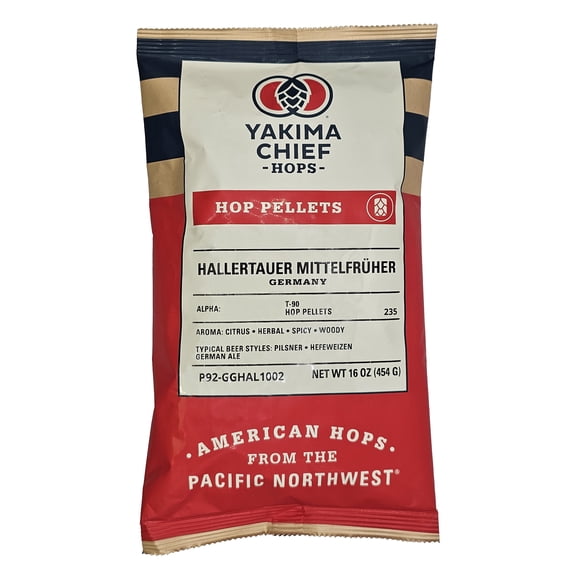 Import Pellets - German Hallertau - 1 LB / 453.59g Package: 16 Ounces