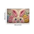 thumbnail image 3 of HuiXinOu Easter Faux Coir Doormat Outdoor Entrance Welcome Mat Non Slip Absorbent Rug for Spring Home Entryway and Holiday Decor, 3 of 7