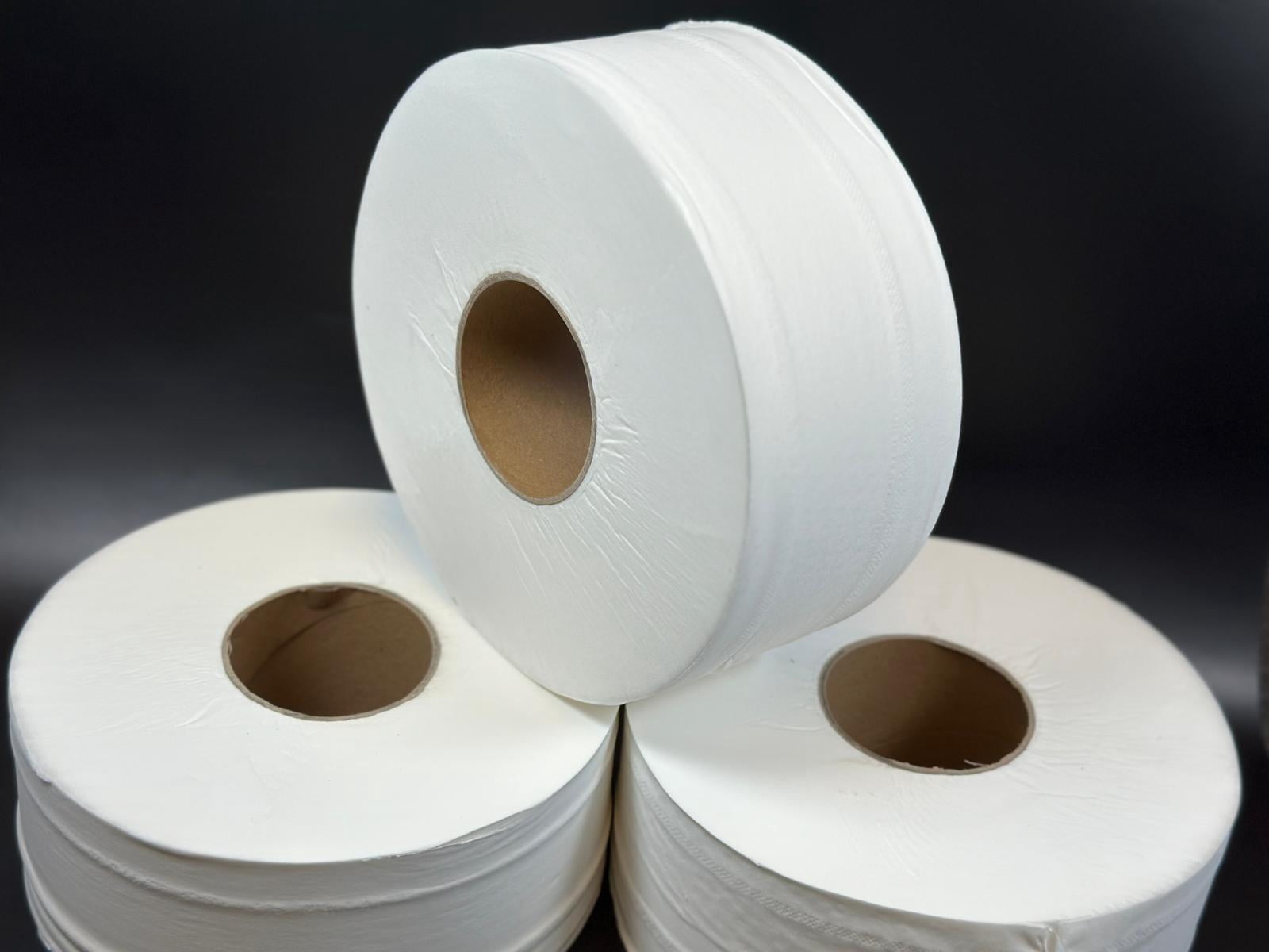 Jumbo Toilet Paper 12 Rolls (820 Ft Each )