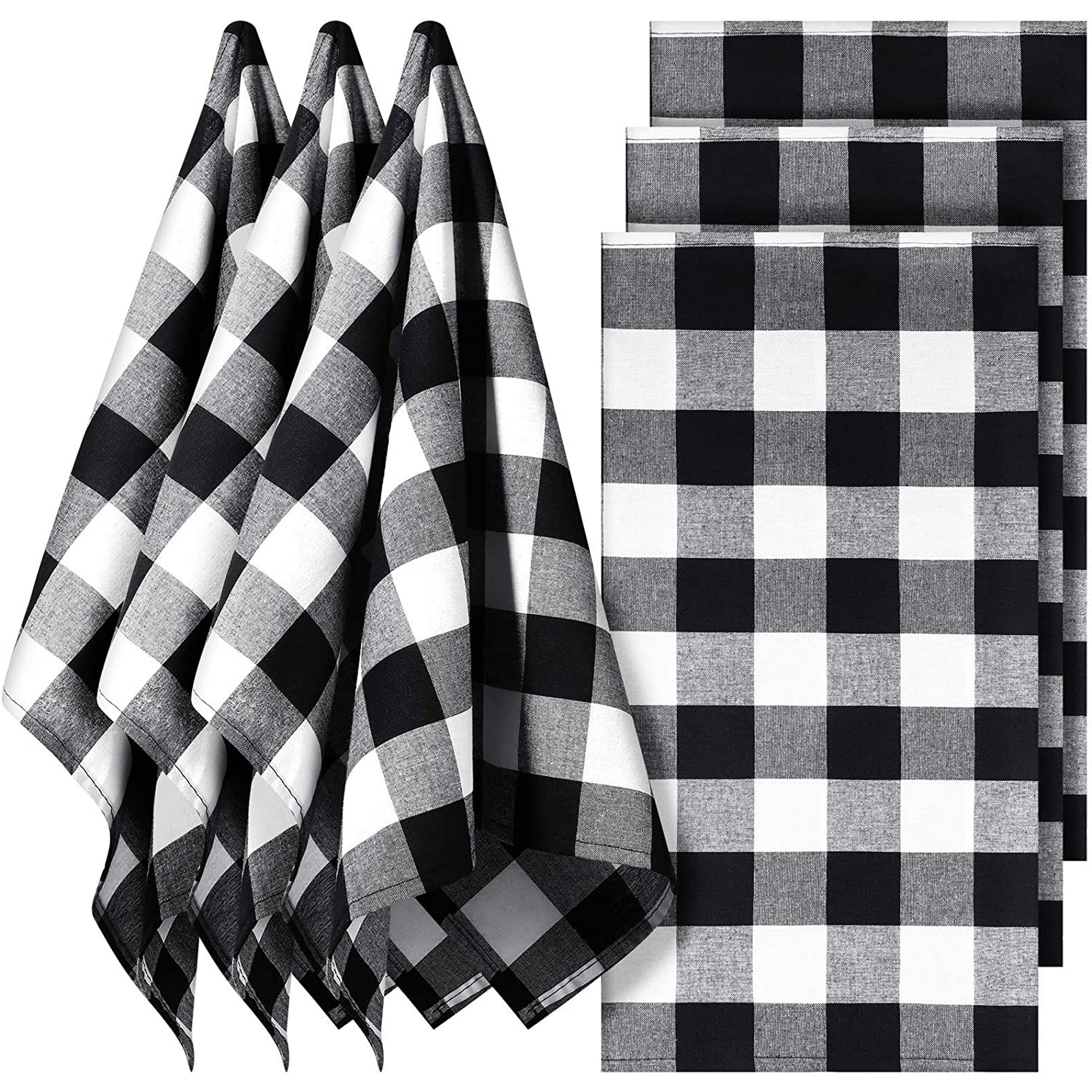 Black And White Checkered Kitchen Towels atelieryuwa.ciao.jp