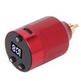 thumbnail image 2 of Fuente de alimentación para tatuajes inalámbrica 4?12V DC5V 1A Pantalla LCD 1200mAh Batería recargable por USB para pluma de tatuaje RCA, 2 of 8