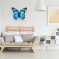 thumbnail image 4 of Arte de pared al aire libre Metal hierro mariposa jardín decoraciones reutilizable pared colgante mariposa para interior al aire libre, 4 of 7