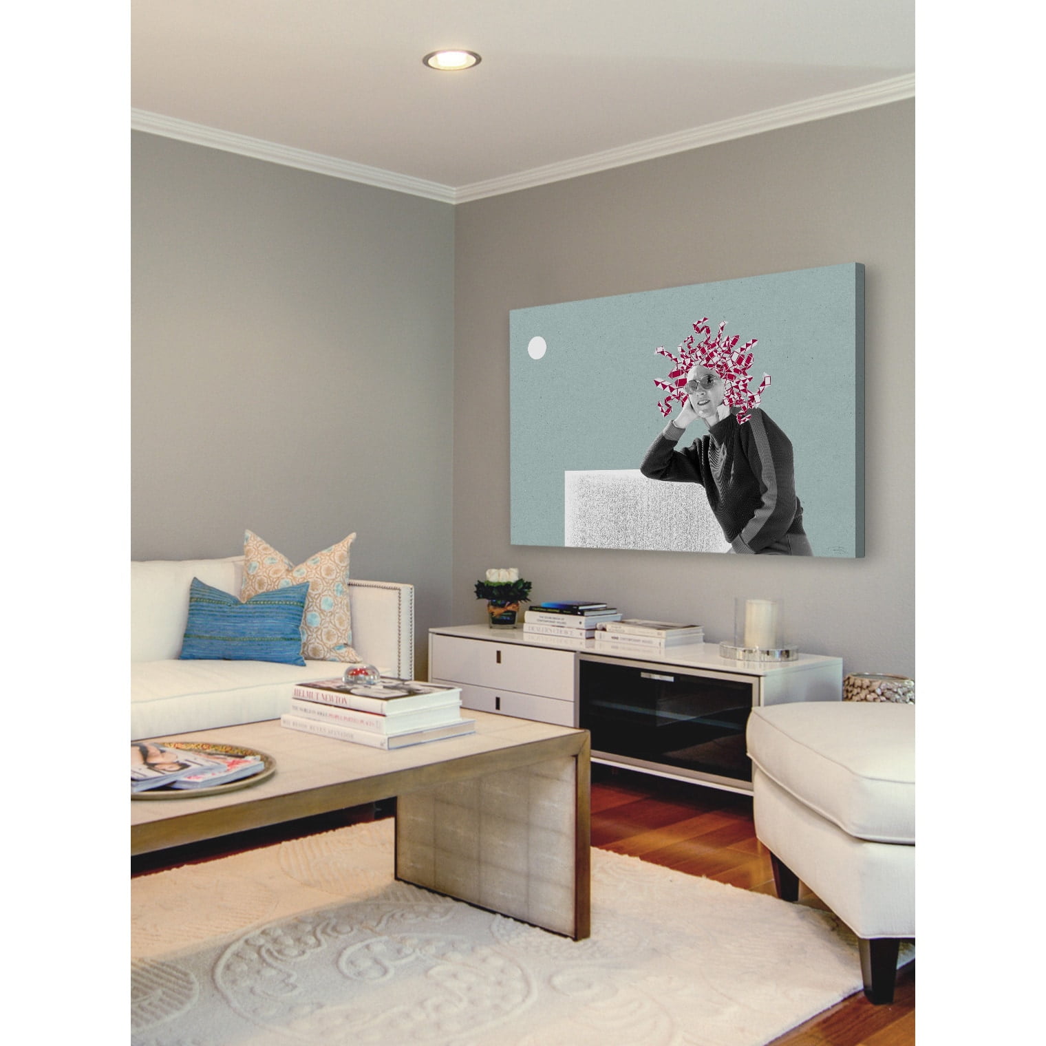 Marmont Hill "Medusa I" by Bengoa Vazquez Painting Print on Wrapped Canvas