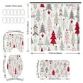 thumbnail image 3 of Christmas Bathroom Set 4 Piece – Santa Shower Curtain with Toilet Mat and 2 Non Slip Floor Mats Waterproof Holiday Bathroom Decor for Festive Home Christmas Theme, 3 of 6
