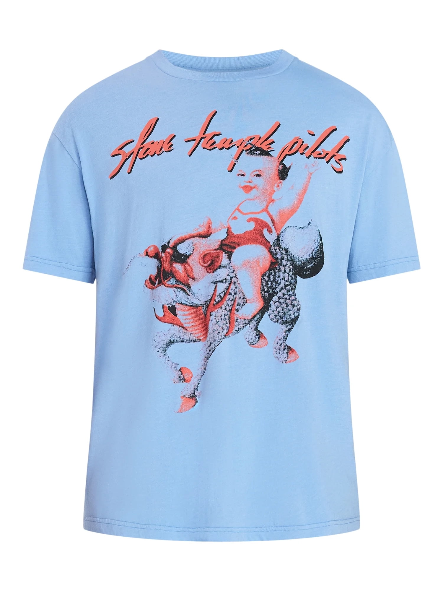 Stone Temple Pilots, Men's & Big Men's Boxy Fit Graphic Tee, Sizes XS-5XL