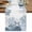 Haze Blue, variant on Coastal Starfish Table Runner, Ocean Weeping Coral Beach Conch Washable Cotton Linen Table Runners 48 Inches Long, Dresser Scarf Runner for Nightstand/Coffee/End Tables 13''x48''