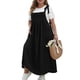 thumbnail image 3 of Vestido de Verano para Mujer, Talla Grande, Informal, Sin Mangas, con Tirantes Finos, para Playa Negro XL, 3 of 8