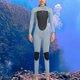 thumbnail image 5 of Traje de Buceo Completo para Hombre Macarena Gris 3mm Manga Trasera Cremallera, 5 of 8