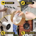 thumbnail image 3 of MesaSe Transparent Nano Tape Washable Reusable Double-Sided Tape Adhesive Nano Traceless Sticker Removable Universal Disks Glue 1PC*10M, 3 of 7