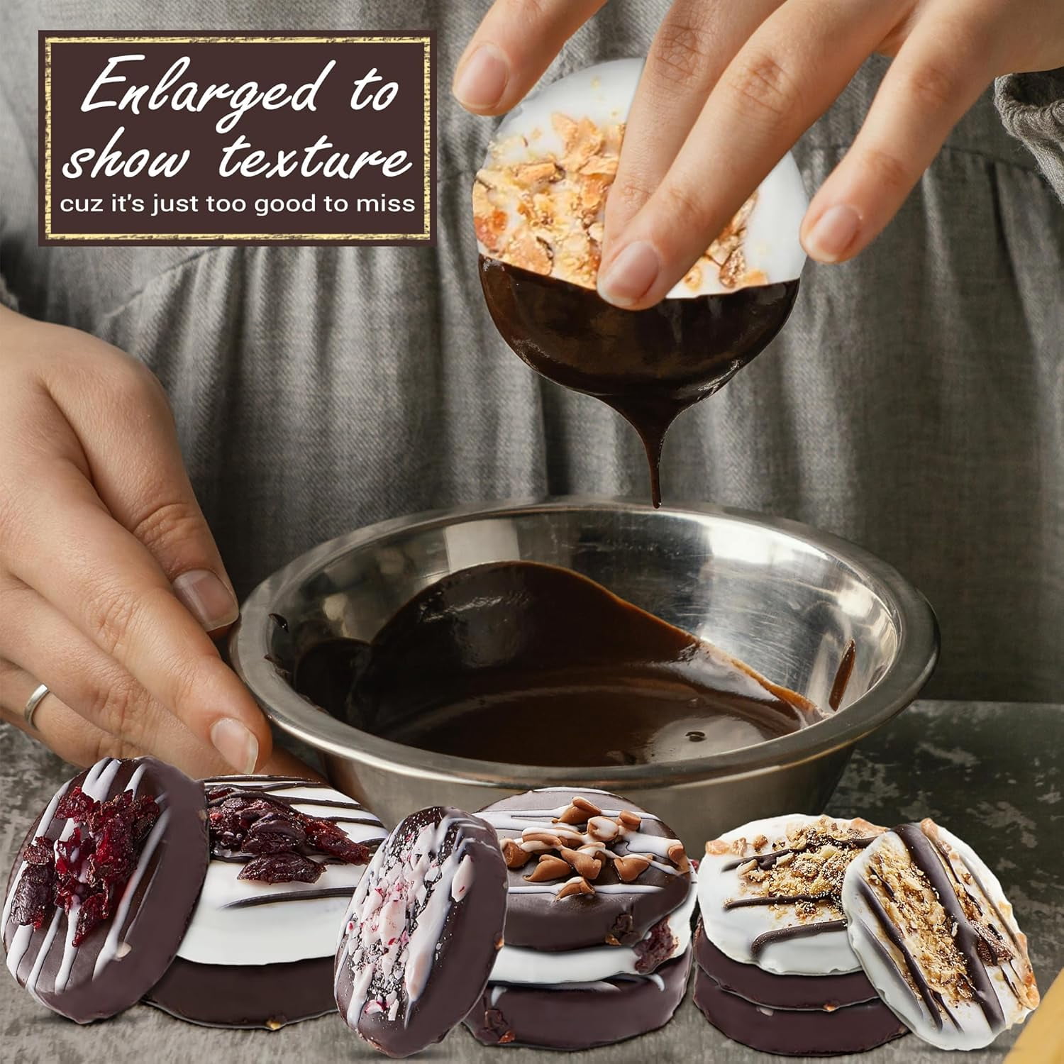 Pastry Perks 12 Gourmet Chocolate-Covered Cookies, Happy Birthday Gift Basket – Delicious Celebration Treats for Men, Women, and Grandma – Holiday Food Delivery Gift Ideas