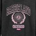 thumbnail image 3 of Barbie the Movie - Barbie Land Athletics - Women's Lightweight French Terry Long Sleeve Shirt, 3 of 5