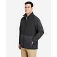 thumbnail image 2 of CORE365 CE890 Men's Journey Summit Hybrid Full-Zip-Heather Charcoal/ Black-5XL, 2 of 6
