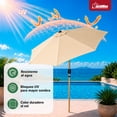 thumbnail image 4 of Sombrilla Tipo Madera Jardin Exterior 2.63m Playa Terraza, 4 of 7