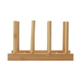 thumbnail image 3 of High-quality Solid Wood Bamboo Plate Racks Multipurpose Shelves Plate Shelves Drainboard Kitchen Pot Lid Holder Dish Drain Dish Rack, 3 of 8