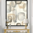 thumbnail image 2 of Designart Neutral Oval Grey Stones I Framed Wall Art, 2 of 3