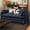 Blue, variant on 110'' Oversized L Shaped Couch for Living Room, Cloud Couches with Washable Corduroy Cover, Modern 4-Seater Comfy Deep-Seat Sofa with Movable Ottoman and 2 Throw Pillows for Apartment, Beige