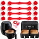 thumbnail image 1 of Clips magnéticos de silicona para papel de pergamino para freidora de aire | Herramienta de repostería antideslizante y resistente a altas temperaturas | Paquete de 2 accesorios de cocina seguros, 1 of 2
