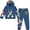 Vintage Navy, variant on Sonic The Hedgehog Boys Graphic Hoodie and Jogger Pants 2-Piece Outfit Set- Sizes 4-20