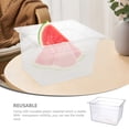 thumbnail image 3 of Raindrops Reusable Transparent Slow Cooker Container with Easy Storage and Dishwasher Safe Design, 3 of 8