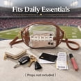 thumbnail image 6 of Oceanwell Clear Football Bag for Stadium Events, Crossbody Purse with Shoulder Strap, Game Day Bag for Concerts Sports Games, 6 of 11