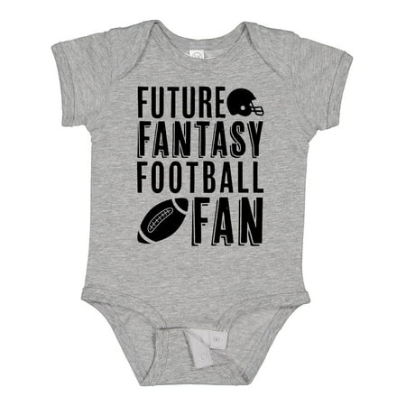 

Inktastic Future Fantasy Football Fan Design with Football and Helmet Gift Baby Boy or Baby Girl Bodysuit
