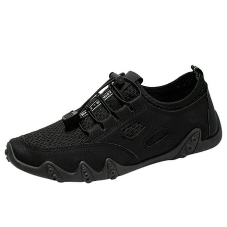 

Puawkoer Soft Mesh Breathable Fashion Casual Men Bottom Lace Up Shoes Sport Men s