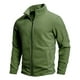 thumbnail image 1 of pstuiky camisas de manga larga para hombre, Chaqueta con capucha y cremallera de manga larga informal de color liso para hombre Tops casuales para hombres s, 1 of 6